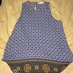 Renee C print tank top